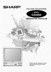 Sharp CX34N3 Operation Manual