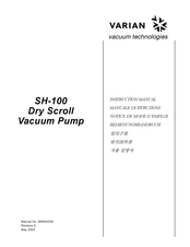 Varian SH-100 Instruction Manual