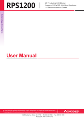 Acnodes RPS1200 User Manual