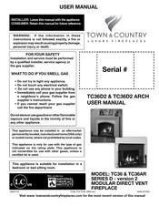 Town & Country Fireplaces TC36D2 ARCH User Manual