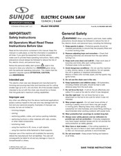 SNOWJOE SUNJOE SWK698E Operator's Manual
