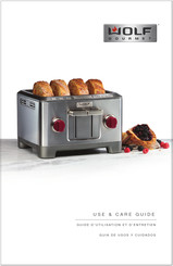 Wolf Gourmet WGTR124S Use & Care Manual