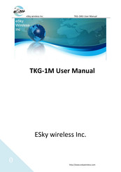 eSky wireless TKG-1M User Manual