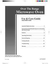 Jenn-Air MMV5165BA Use & Care Manual