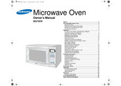 Samsung MG700W Owner's Manual