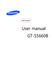 Samsung GT-S5660B User Manual