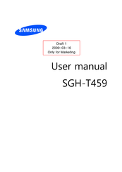 Samsung SGH-T459A User Manual