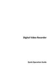 Brovision TD-516 Quick Operation Manual