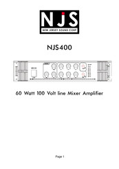 NJS NJS400 Quick Start Manual
