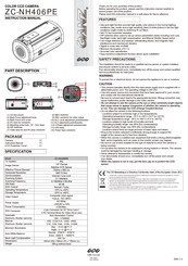 Cbc GANZ ZC-NH406PE Instruction Manual