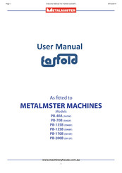 MetalMaster S906F User Manual