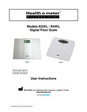 Pelstar Health O Meter 822KLS User Instructions