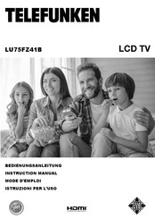 Telefunken LU75FZ41B Instruction Manual