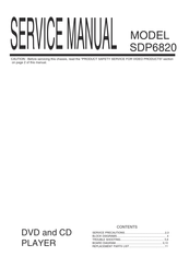 Shinco SDP6820 Service Manual