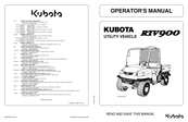Kubota RTV 900 Operator's Manual
