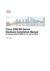 Cisco C880 E7-8800 v4 Hardware Installation Manual