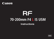 Canon 4318C002 Instructions Manual