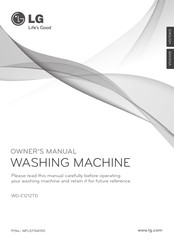 LG WD-E1212TD Owner's Manual