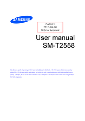 Samsung SM-T2558 User Manual