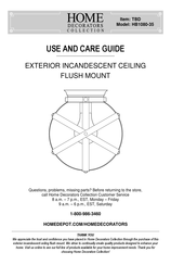 Home Decorators Collection HB1080-35 Use And Care Manual