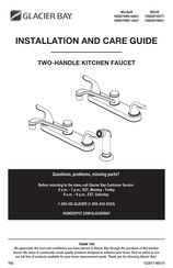 Glacier bay HD67099-0A01 Installation And Care Manual