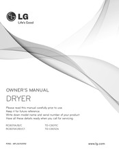 LG TD-C8011C Owner's Manual