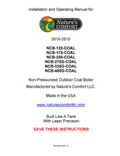 Nature's Comfort NCB-275G-COAL Installation And Operating Manual