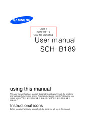Samsung SCH-B189 User Manual
