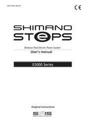 Shimano Steps BT-E6010 Original Instructions Manual