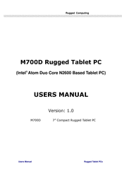 Rugged Computing M700D User Manual