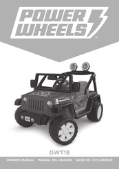 Power Wheels GWT18 Owner's Manual