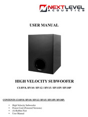 Next Level CI-HV18P User Manual
