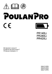 Husqvarna Poulan Pro PR420Li Operator's Manual