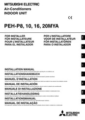 Mitsubishi Electric PEH-P8MYA Installation Manual