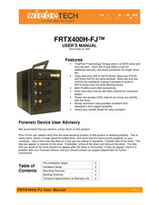 WiebeTech Forensic RTX 410-3QJ User Manual