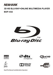 Newhank BDP-432-RS Manual