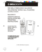 Bellsouth MH9110 Owner's Manual