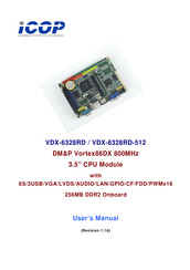 Icop VDX-6328RD User Manual