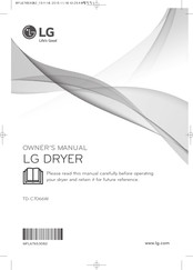 LG TD-C7066W Owner's Manual