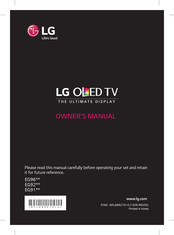 LG 55EG910T.AMB Owner's Manual