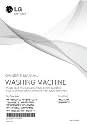 LG WF-HF105S Owner's Manual