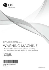LG WFT1061DD Owner's Manual