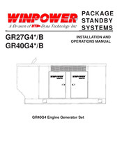dtp Winpower GR27G4 B Series Installation And Operation Manual