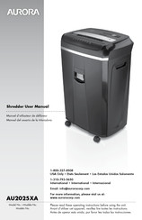 Aurora AU2025XA User Manual