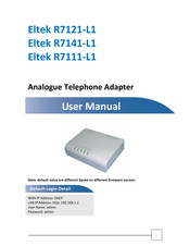 Eltek R7111-L1 User Manual