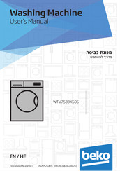 Beko WTV7533XS0S User Manual