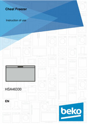 Beko HSA46330 Instructions Of Use