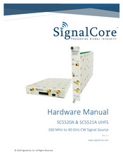 SIGNALCORE SC5520A Hardware Manual