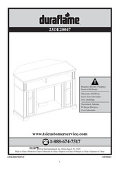 Twin-Star International Duraflame 23DE20047 Manual