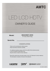 Hitachi MHAV4960Y-35535 Owner's Manual